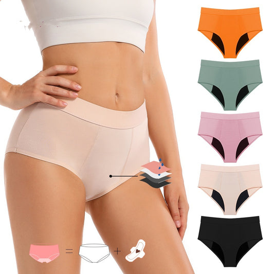 Briefs High Waist Breathable Menstrual Period Panties