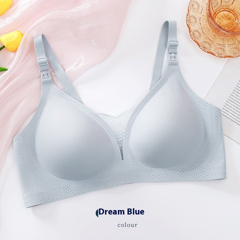 Pregnant Women's Wireless Lace Seamless Bras